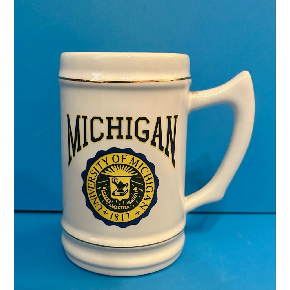 Vintage Michigan State University Mug/Stein Science Arts Logo 1817 Good Cond.